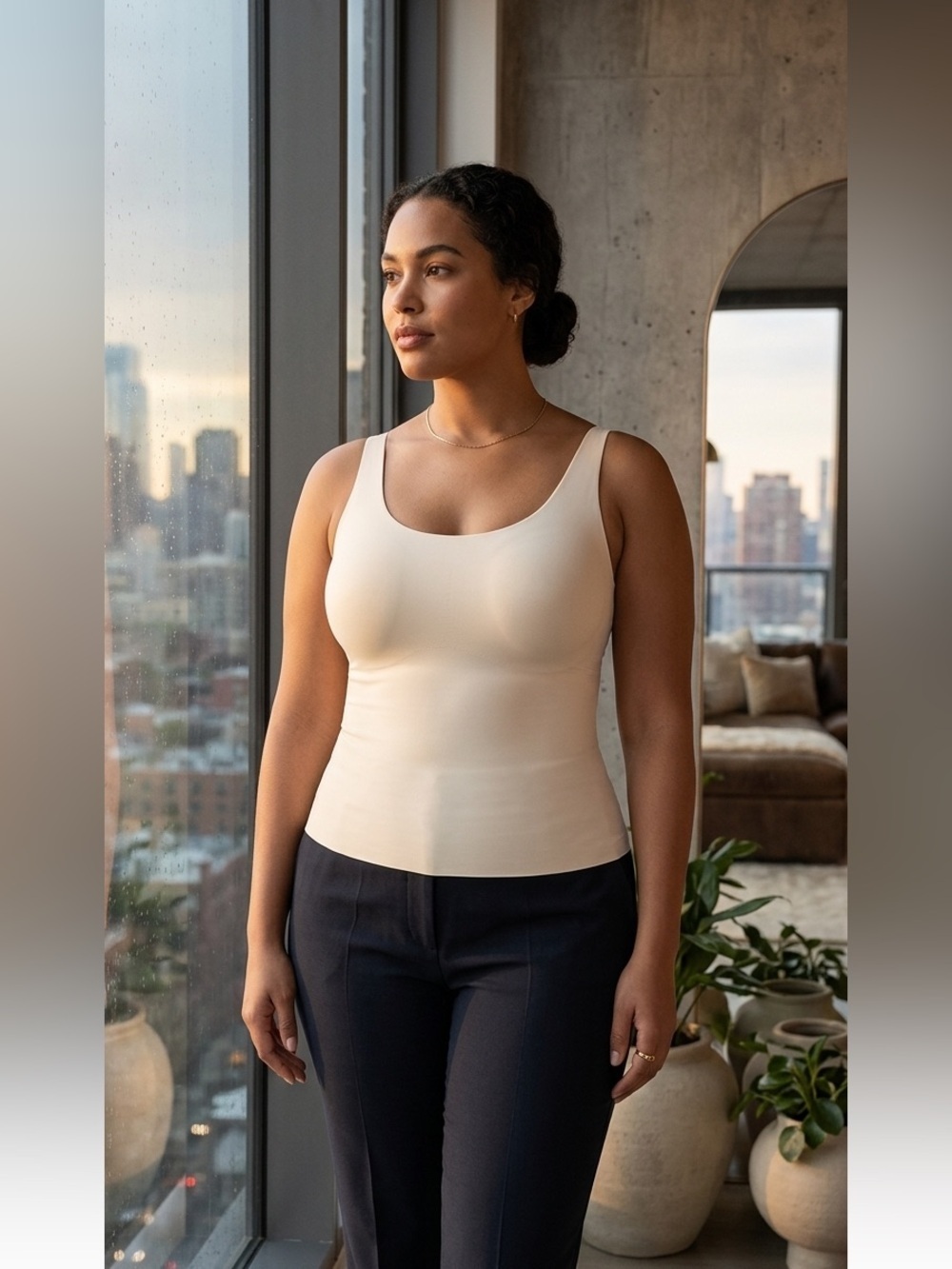 SPANX® | Hide & Sleek® Body
Smoothing  Camisole - beige
